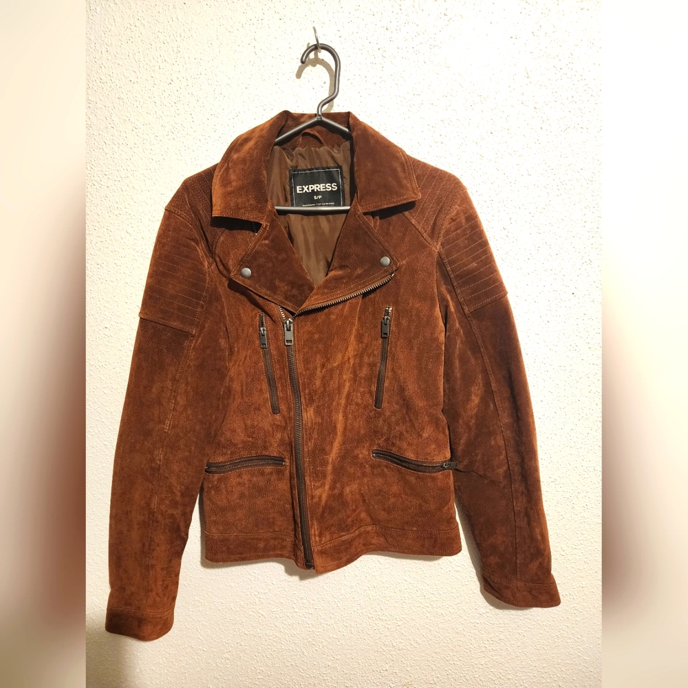 Express Small, S, Genuine Leather Jacket
